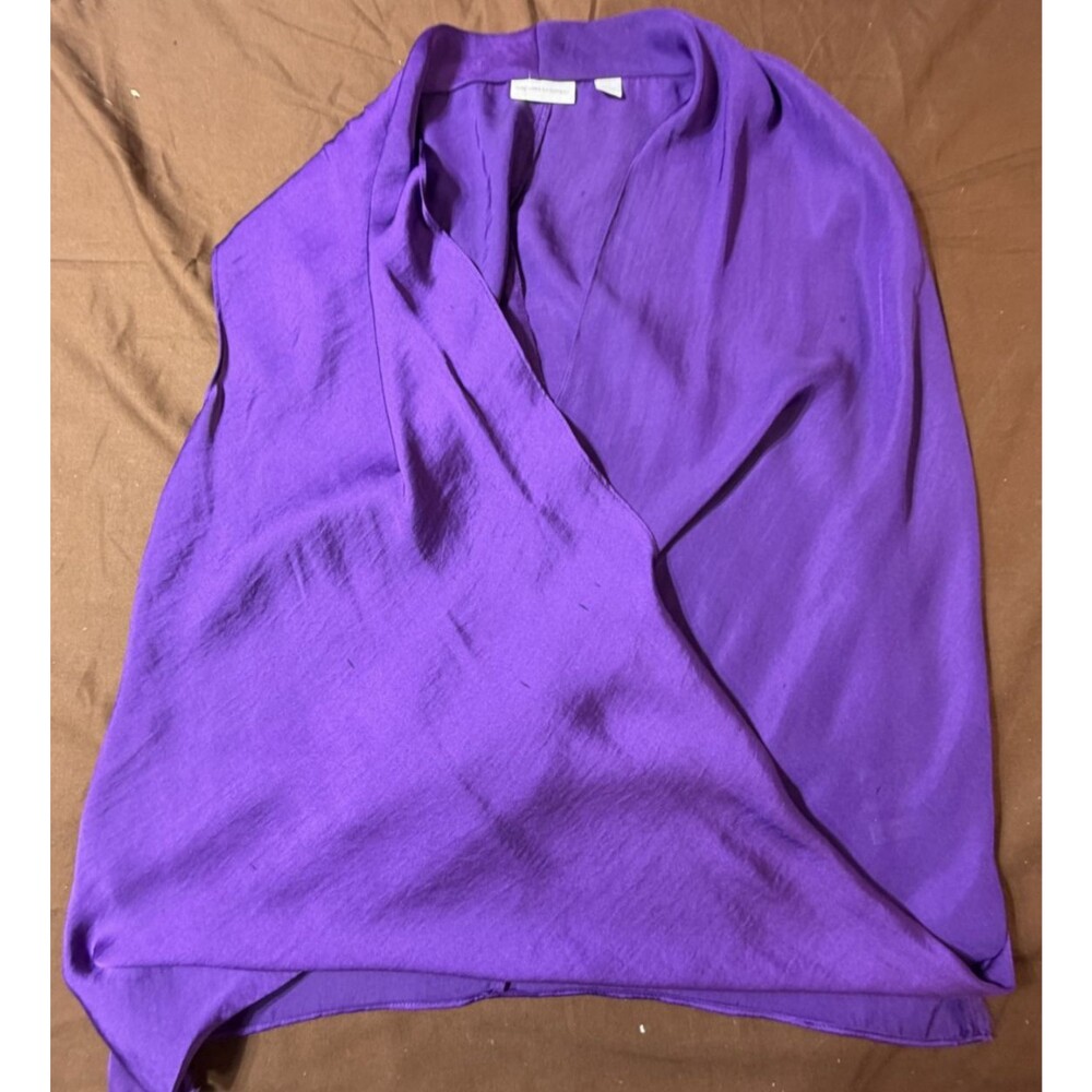 New York & Company NY&C Women's M Business Tank Top Sleeveless Blouse Purple